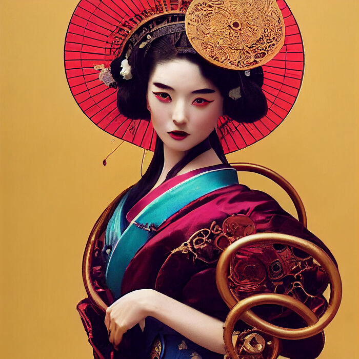 I Created Steam Punk And Futuristic Geisha Looks (6 New Pics)