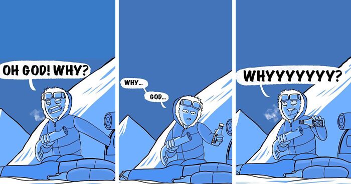 Artist Draws Sarcastic Comics With Unexpected And Dark Endings (43 Pics)