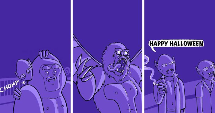 Artist Creates Quirky Comics Full Of Dark Humor And Twisted Endings (43 Pics)