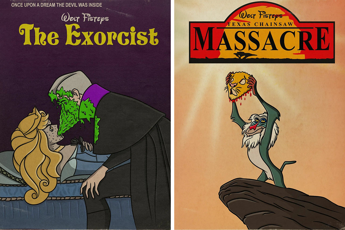 Popular Classic Cartoons Get A Horror Film Treatment By This Artist, And  Here Are The Best 35 Illustrations