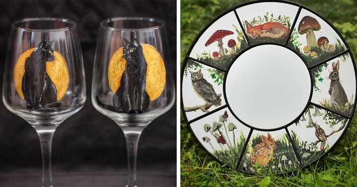 I Am An Artist From Romania, And I Paint Hyperrealistic Animals On Glass (20 New Pics)