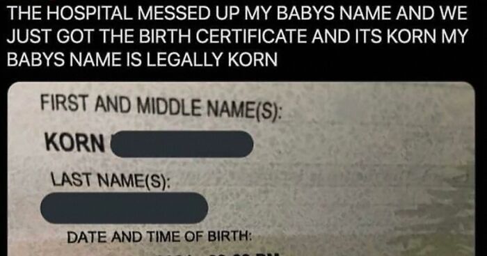 111 Memes And Posts About Parents Giving Their Kids The Most Unorthodox Names, As Shared Online (New Pics)