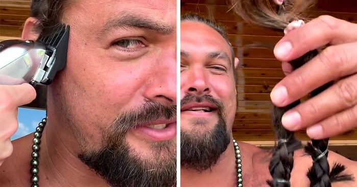 Jason Momoa Shaves Off His Iconic Long Hair In Protest Against Single-Use Plastics