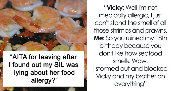 Teen Whose Birthday Got Ruined Because Her SIL Lied About Having A Seafood Allergy Gets Accused Of Being Dramatic