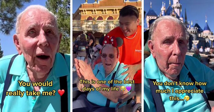 Young Man Asks 100-Year-Old Veteran To Go To Disneyland With Him