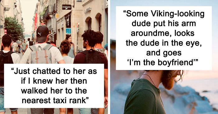 44 Times Men Stepped In To Help Women Escape Creepy Guys, As Shared On This Online Thread