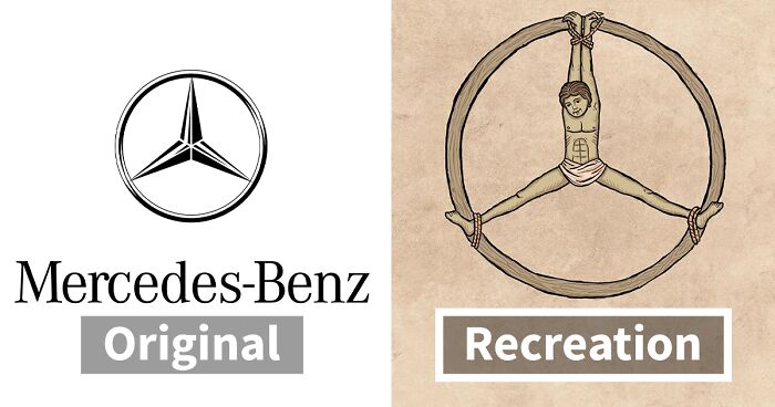 I Tried To Imagine How Logos Of Popular Brands Would Have Looked If They Were Created In The Art Style Typical For Medieval Times (11 New Pics)