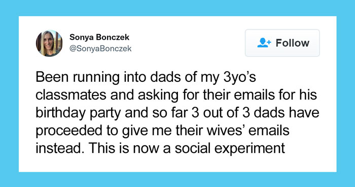 Tweet Showing How Moms Are Still Considered To Be The Default Parent Went Viral With 283k Likes