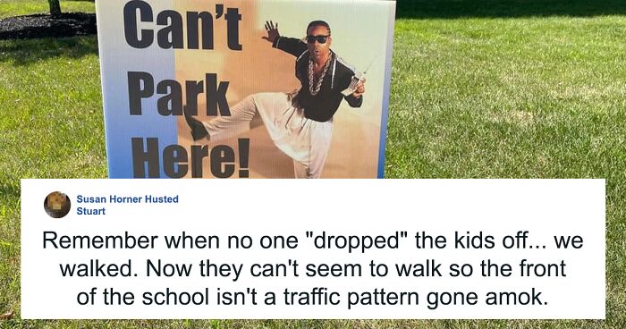 7 Funny Drop-Off Lane Signs Put Up By This Elementary School Are Cracking Parents Up