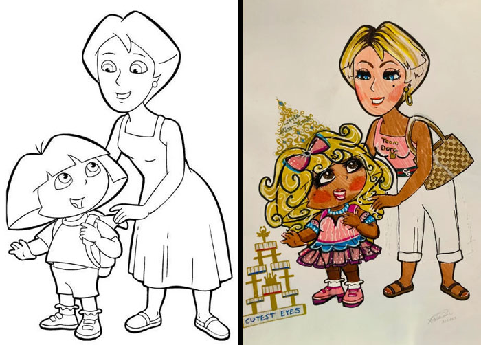 30 Times Adults Improvised And 'Ruined' Kids' Coloring Books