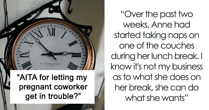 “She Said The Baby Makes Her Tired”: Woman Blasted For Not Waking A Pregnant Coworker Up At The End Of Their Lunch Break