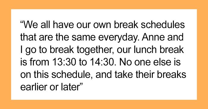 Woman Gets Blasted For Not Waking Up A Pregnant Colleague From Her Nap At The End Of Their Lunch Break