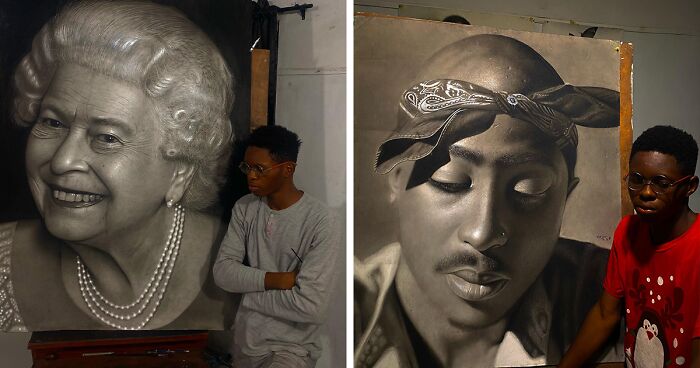 Surprisingly Realistic: 27 Charcoal Drawings By This Artist