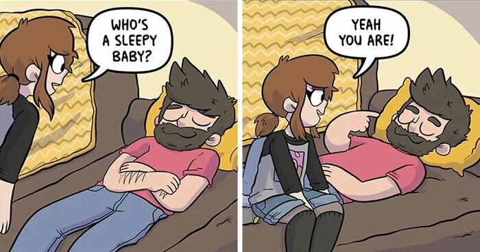 Cartoonist Makes Cute Comics That You Might Relate To If You've Ever Lived With Your Other Half (25 New Pics)