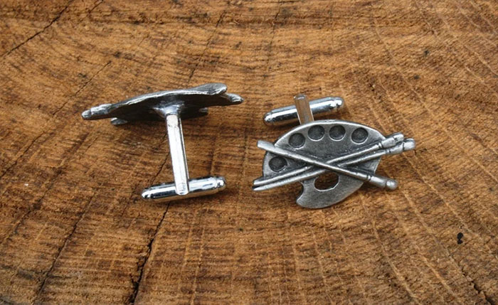 Artist Pallet Cufflinks