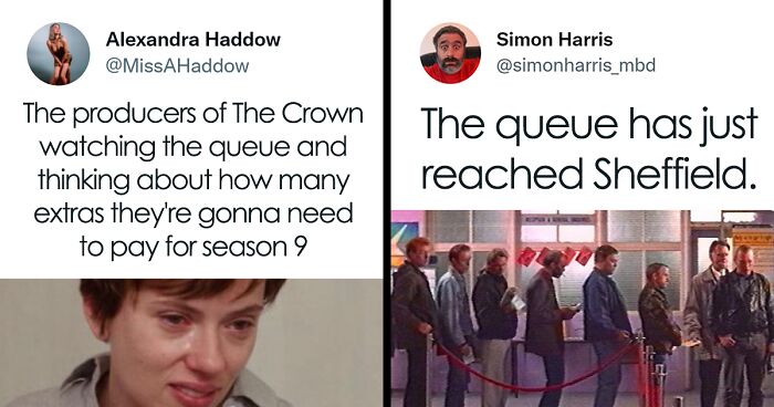 The Massive Queue To See The Queen’s Body Inspired These 40 Memes And Reactions