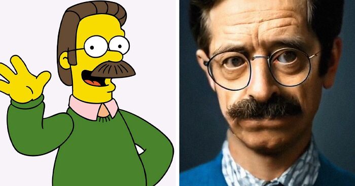 34 AI-Generated Real-Life Versions Of The Simpsons Characters Created By Artist Milan Jaram