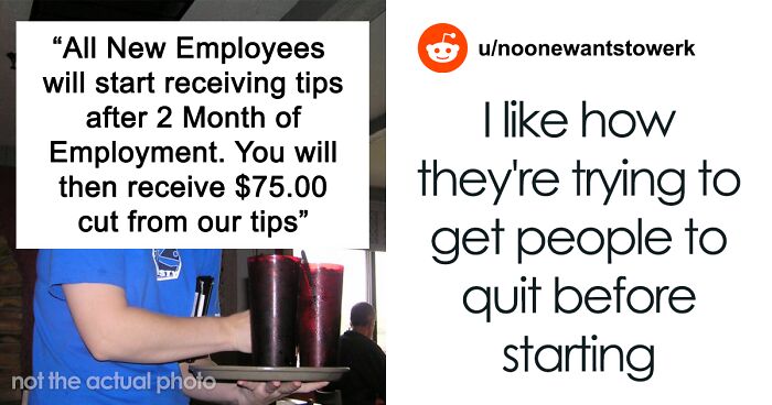 Restaurant Won't Give Their New Employees Tips Until They've Worked There For 6 Months, They Will Be Getting A Fixed Amount