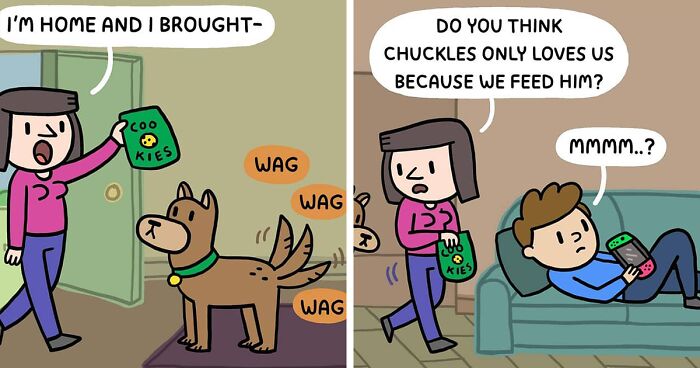 Artist Illustrates His Marriage And Early Parenthood With These 69 Cute Comics