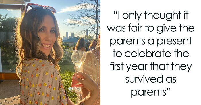 Woman Gifts Parents A Bottle Of Champagne For Their One-Year-Old’s Birthday, Goes Viral