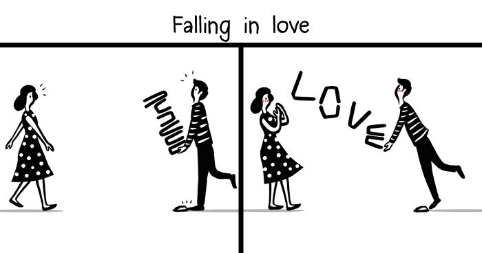 I Create Comics That Express Quirky And Unexpected Love With Little To No Words