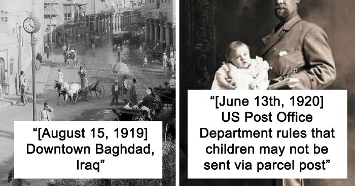 43 Events That Recently Turned 100 Years Old And Show How Different Or Similar Life Was Then, Shared In This Online Group