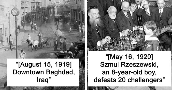 Netizens Highlight 43 Big Historical Events That Happened Around A Century Ago