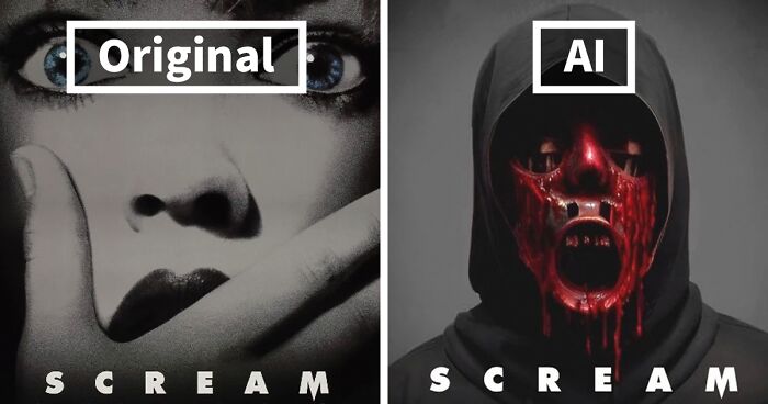 These 10 Horror Movie Posters Were Redesigned By AI And They Became Even Creepier