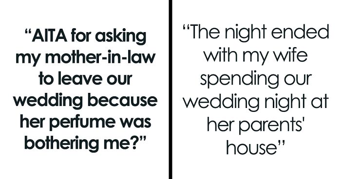 Allergic Groom Asks MIL To Leave Wedding Reception, Spends The Night Apart From His Wife