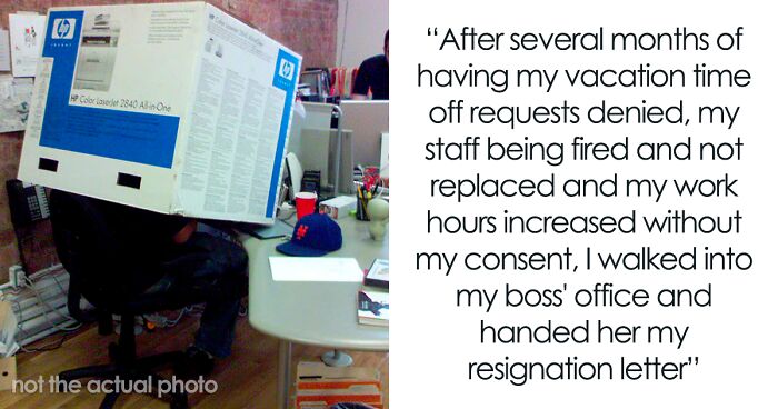 Employee Quits The Same Day After Their Resignation Was Denied Because The Manager 