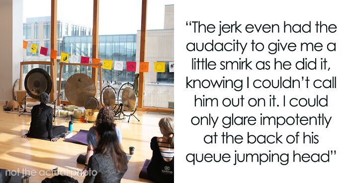 Guy Spends Part Of His 10-Day Silent Retreat Plotting Revenge Against A Snarky Queue-Jumper