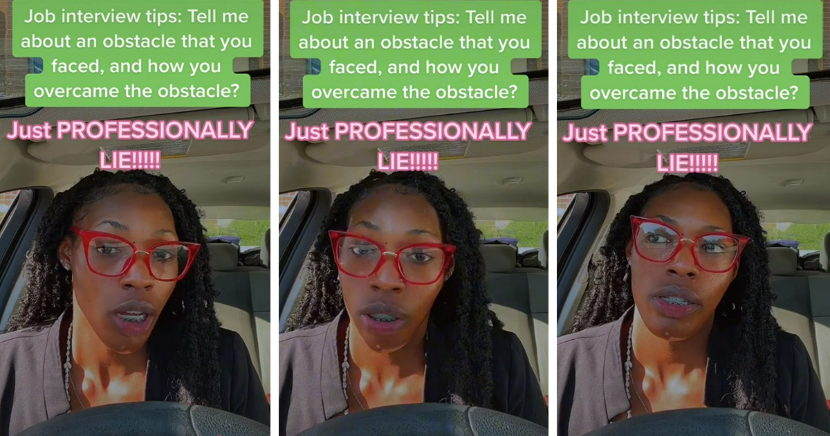 “Tell Me About An Obstacle That You Faced”: Life Coach Tells Job ...