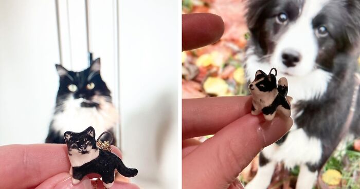 I Made 23 Personalized Ceramic Pet Portrait Charms