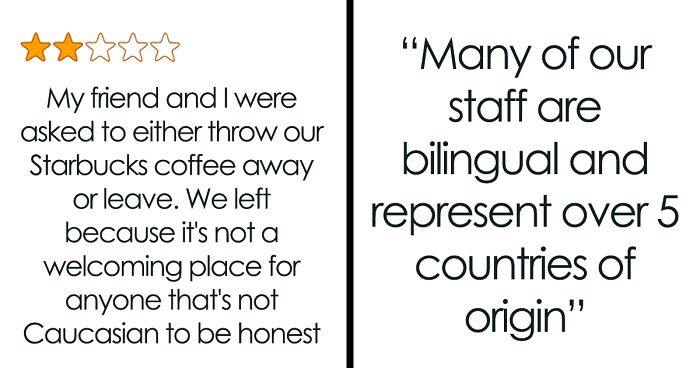 Folks Online Are Loving This Café Owner’s Response To A Customer Complaining About Not Being Allowed To Sit With A Cup Of Starbucks