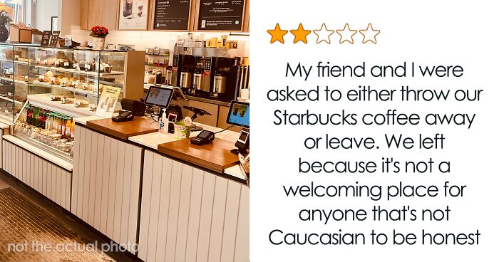 Folks Online Applaud This Café Owner For Writing A Savage Reply To A Review Complaining About Not Being Allowed To Sit With A Cup Of Starbucks