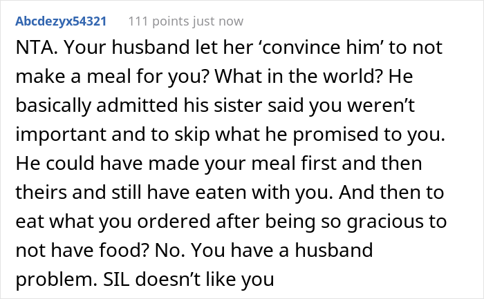 “I Told Her I Couldn’t Take This Anymore”: Woman Suffering From Food Allergies Snaps At Sister-In-Law For Gobbling Up The Takeout She Ordered For Herself