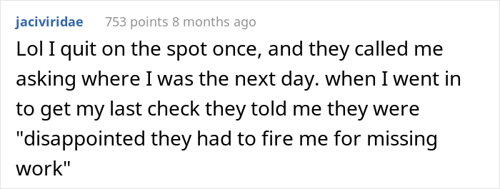 "Suck It, Joan": Employee’s Resignation Gets Denied But It Doesn’t Stop Them From Leaving The Same Day