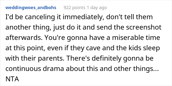 “[Would I Be The Jerk] If I Cancelled My Vacation Ticket Because My Family Wants Me To Share A Room With My Nieces?”