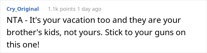 “[Would I Be The Jerk] If I Cancelled My Vacation Ticket Because My Family Wants Me To Share A Room With My Nieces?”