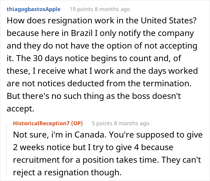 "Suck It, Joan": Employee’s Resignation Gets Denied But It Doesn’t Stop Them From Leaving The Same Day