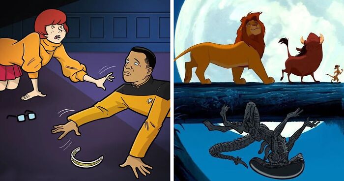 Artist Reveals The Secret Lives Of Famous Characters (28 New Pics)