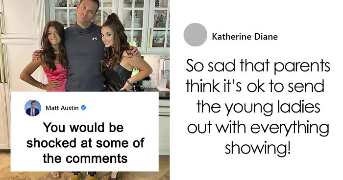 People Praise This Dad Who Stood Up For His Daughters After Their Dresses Got Shamed By Karens