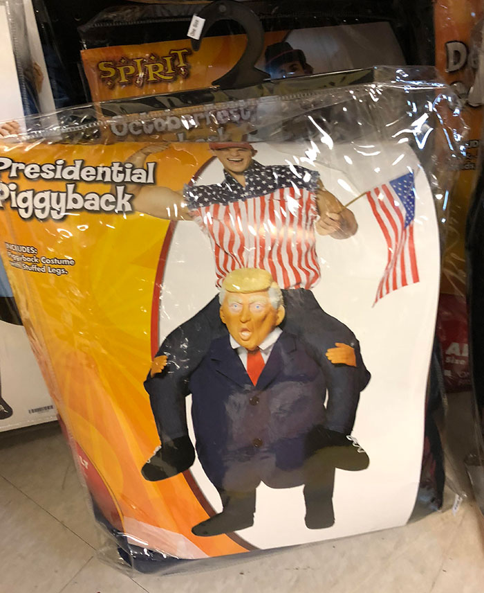 Former President Piggyback Costume