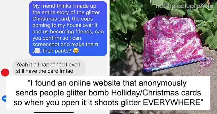 Woman Sends Her Karen Neighbor A Glitter Bomb For Christmas As Petty Revenge, Neighbor Calls Police On Her