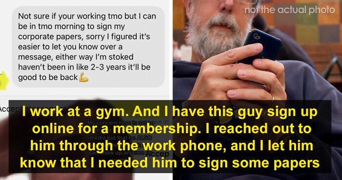 Gym Worker Sent An Email To A Customer, But He Found Her On Instagram And She Blames The Work Email Address Which Has Her Full Name