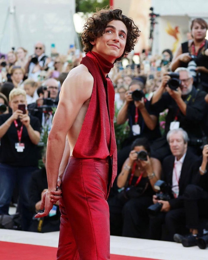 Timothée Chalamet At Venice Film Festival 2022