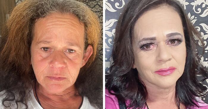 This Hairdresser Gives Free Makeovers To Homeless People, And Here Are 30 Of The Best Ones