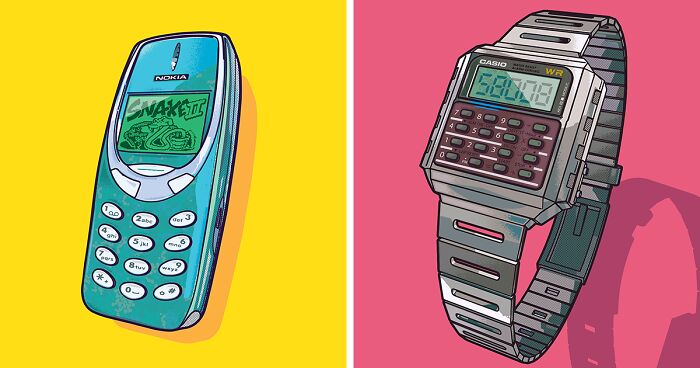 It Took Me Around 116 Hours In Total To Create All These Drawings Of My Childhood Objects From The Nineties (29 Pics)