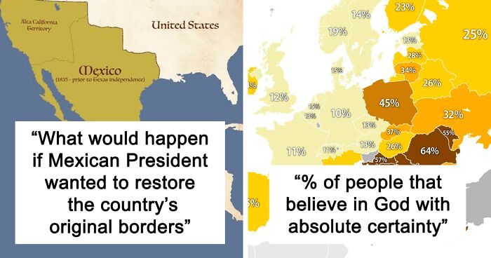 93 Unusual And Informative Maps Shared In This Online Group That Look At The World From Different Perspectives (New Pics)