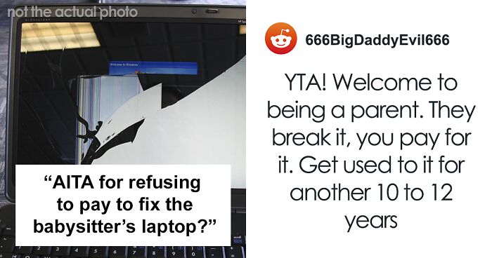 Babysitter Asks This Mom To Pay For Fixing A Laptop Her Son Destroyed, Gets Blamed For It Instead